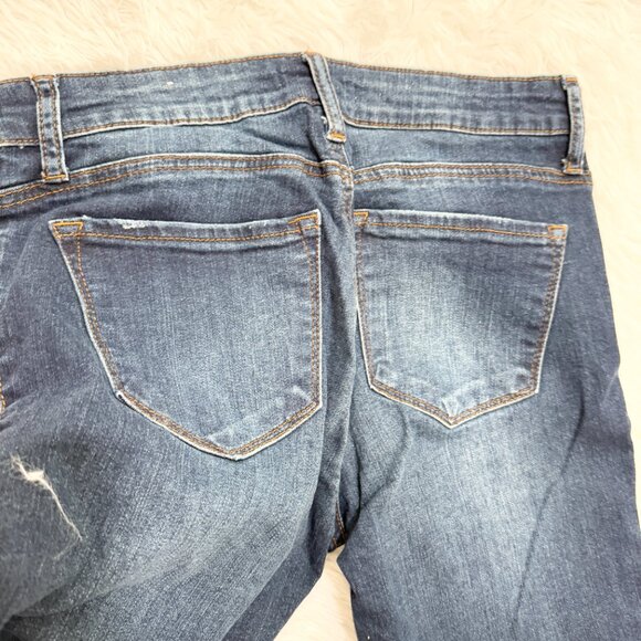 Women STS Blue Ankle Skinny Jeans Medium Rise in Dark Blue Size 27 - Picture 8 of 8